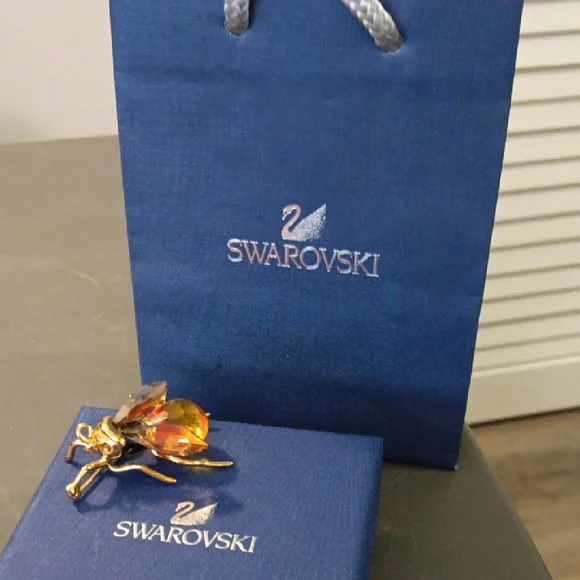 Daniel Swarovski Crystal Paradise Alipur Bumblebee Brooch - Picture 6 of 9